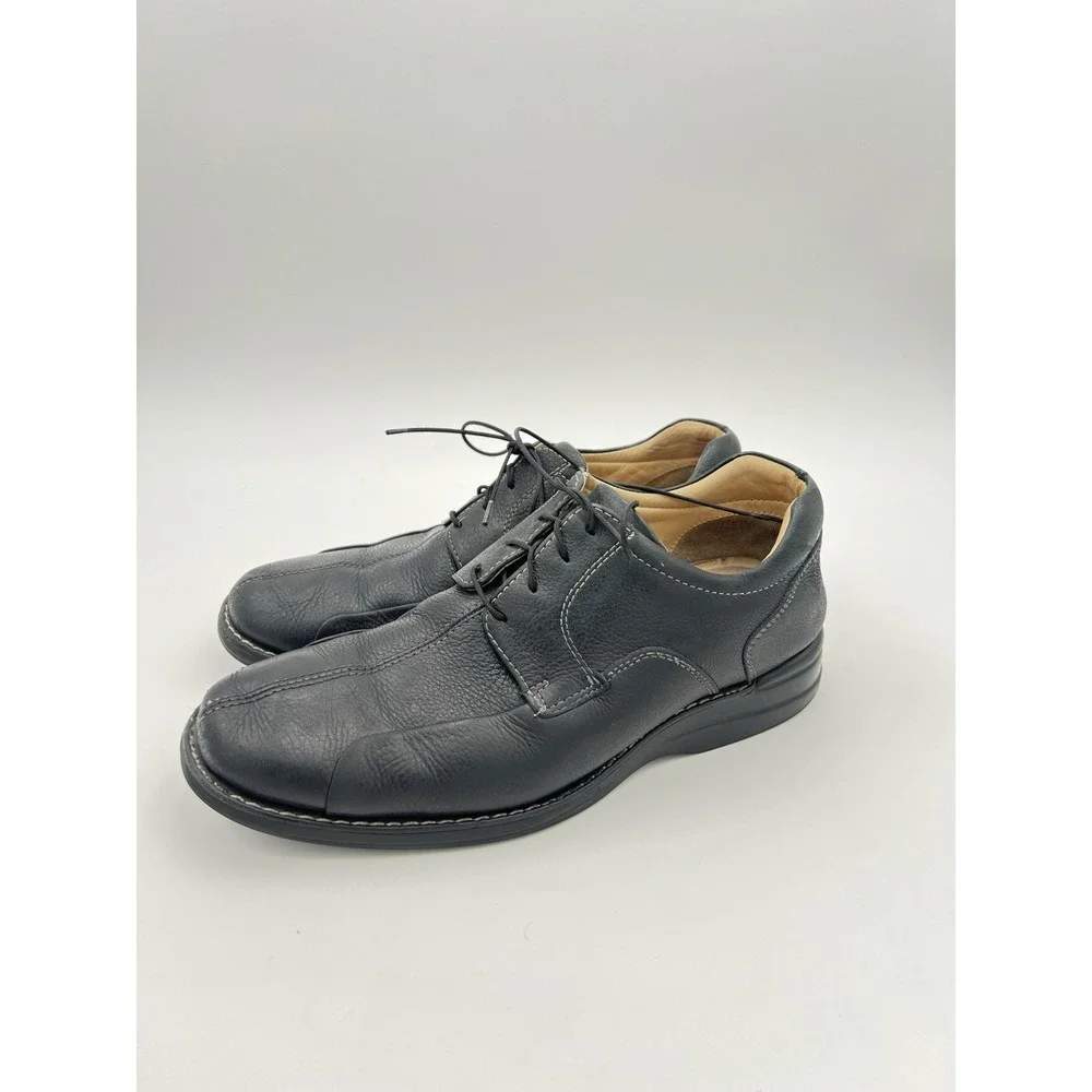 Johnston & Murphy Men's Black Leather Oxford Dress Shoes Business Formal 10.5